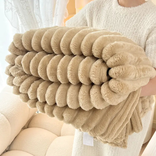 LEC HOUSE Soft Cozy Fleece Large Blanket Throws - Couch Blanket, Mother'S Day Birthday Gifts for Mom, Summer Throw for Home Bedroom Decor (6 Colors)